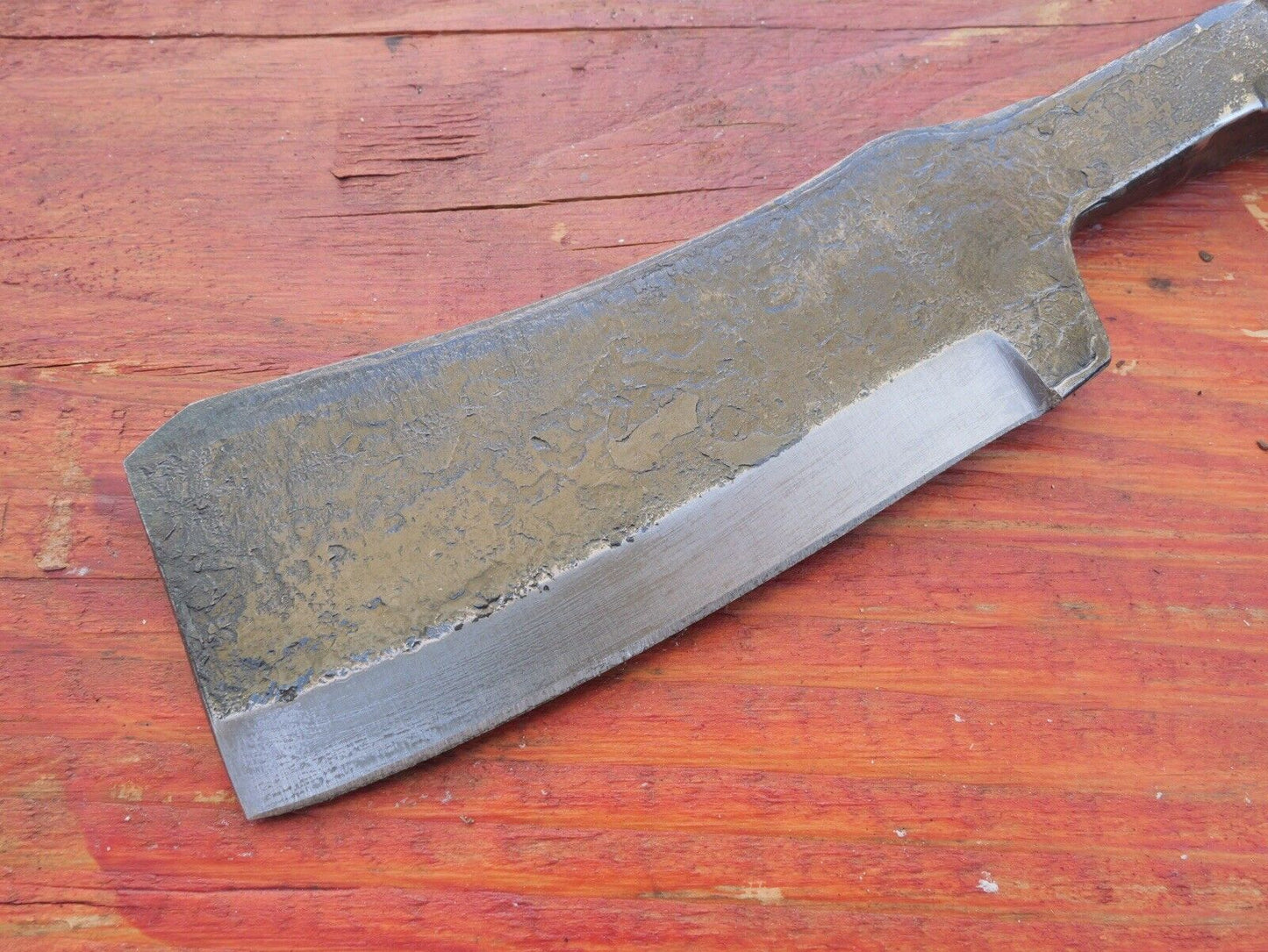 Tactical Cleaver Hand Forged Indestructible Carbon Steel Sharp Rustic Artisan 9"