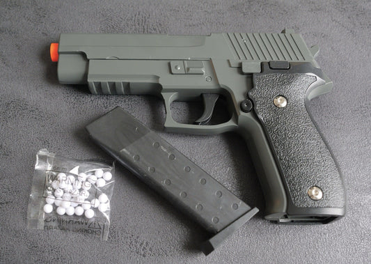 Gray G26 Full Metal Airsoft Gun Spring Powered 320 Fps 6mm Bb