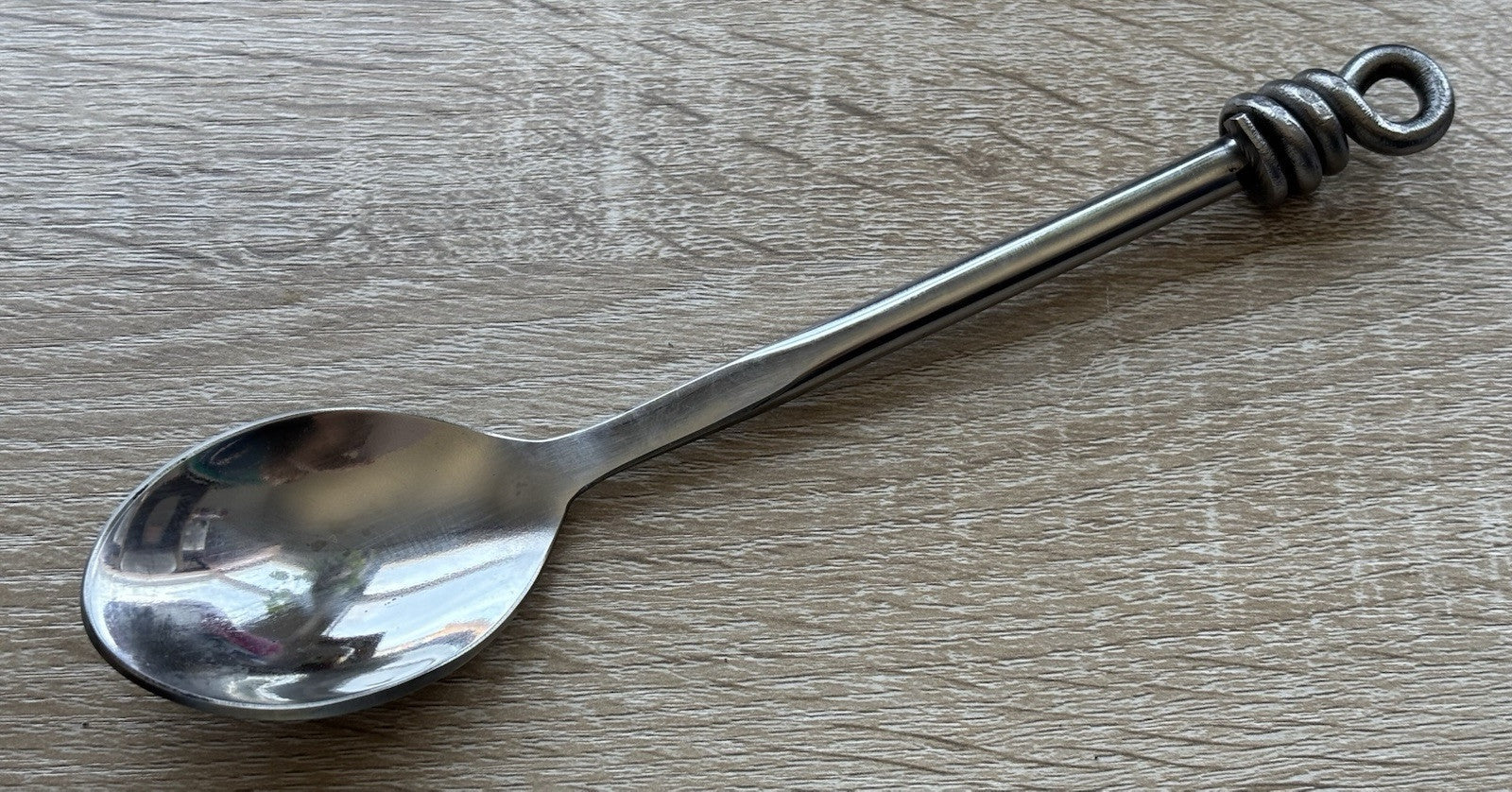 Medieval Cutlery Set Feasting Hand Forged Artisan Chrome Spoon Set Feast Large