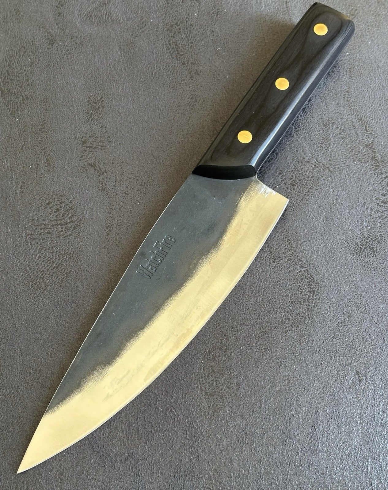 11.5” Ultimate Camping Chef Knife Razor Sharp Hand Forged 7cr17mov Canvas Sheath