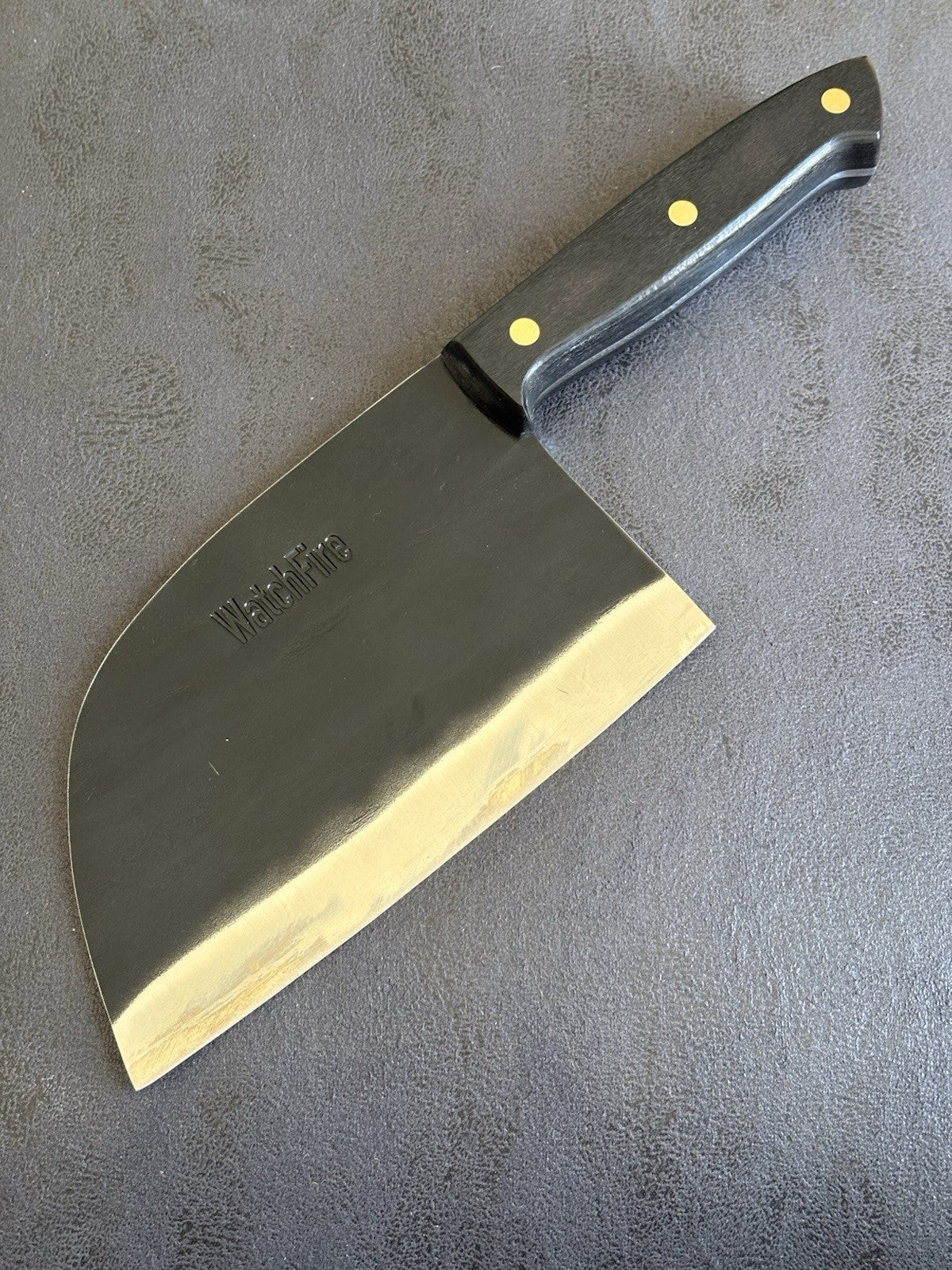 12” Ultimate Camping Cleaver Knife Hand Forged Razor Sharp 7cr17mov Canvas Case