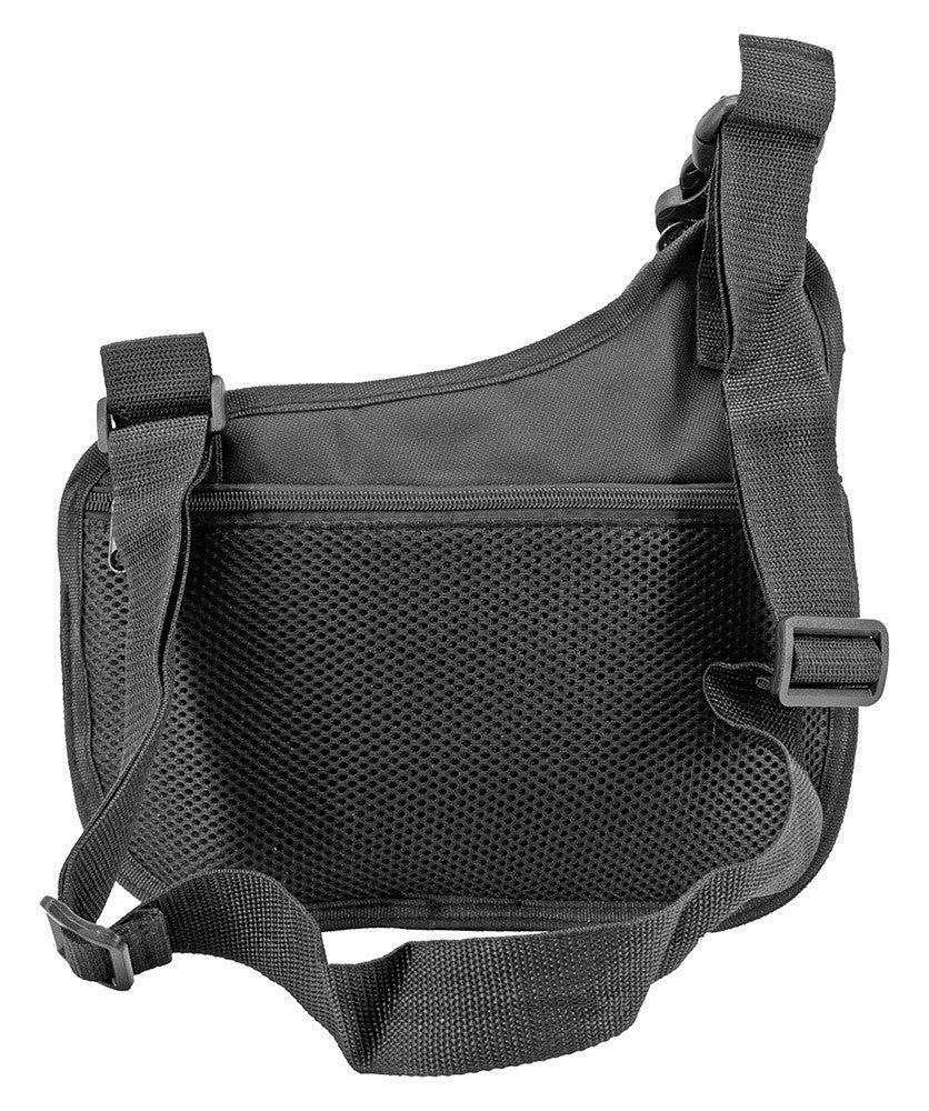 Gun Slinger Tactical Bag - Black USA Flag MOLLE Straps Pistol Black 600d Nylon