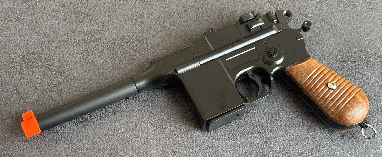 G12 Spring Airsoft Hand Gun Mauser C96 Style Spring Powered 6mm BBS 200 FPS