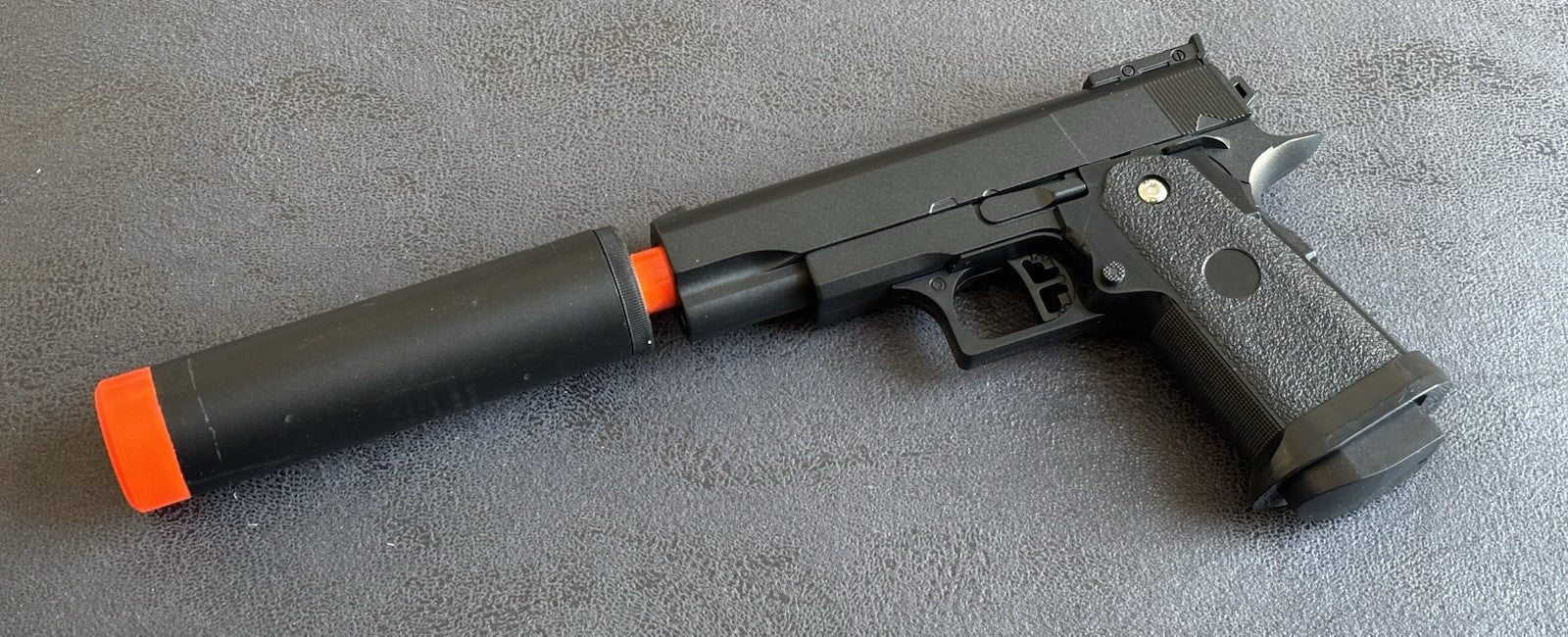 Mini Airsoft Pistol Spring Powered Handgun Ukarms G10a Black 200fps 6mm Bbs