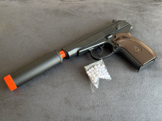 Well G29 Metal Airsoft Pistol Medium Size Galaxy Spring Powered 245 FPS 6mm Bbs